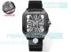 THB Factory Swiss Copy Cartier Santos de Cartier All Black Skeleton 39.8mm Leather Strap Watch (4)_th.jpg